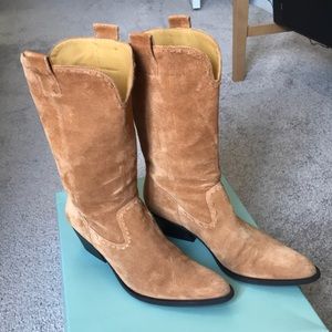 Ladies Suede Boots